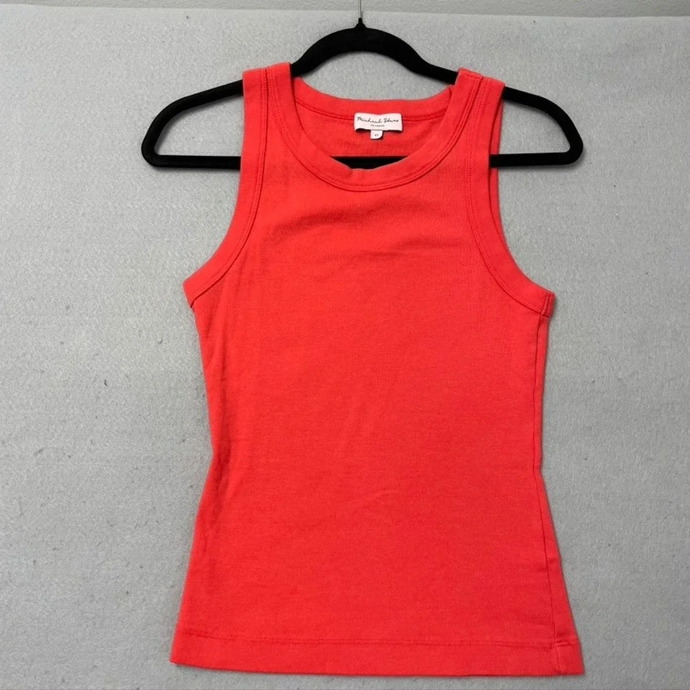 Michael Stars Tank Top Lot Womens XS Adult Multicolor Ribbed Knit Bundle 4-Pack